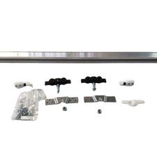 KIT PER PORTA SCORREVOLE + BINARIO PORTE FINO A 80 KG MISURE 150CM/180 CM/200 CM