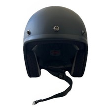 Biltwell Bonanza Motorcycle Helmet Size Small Flat Black