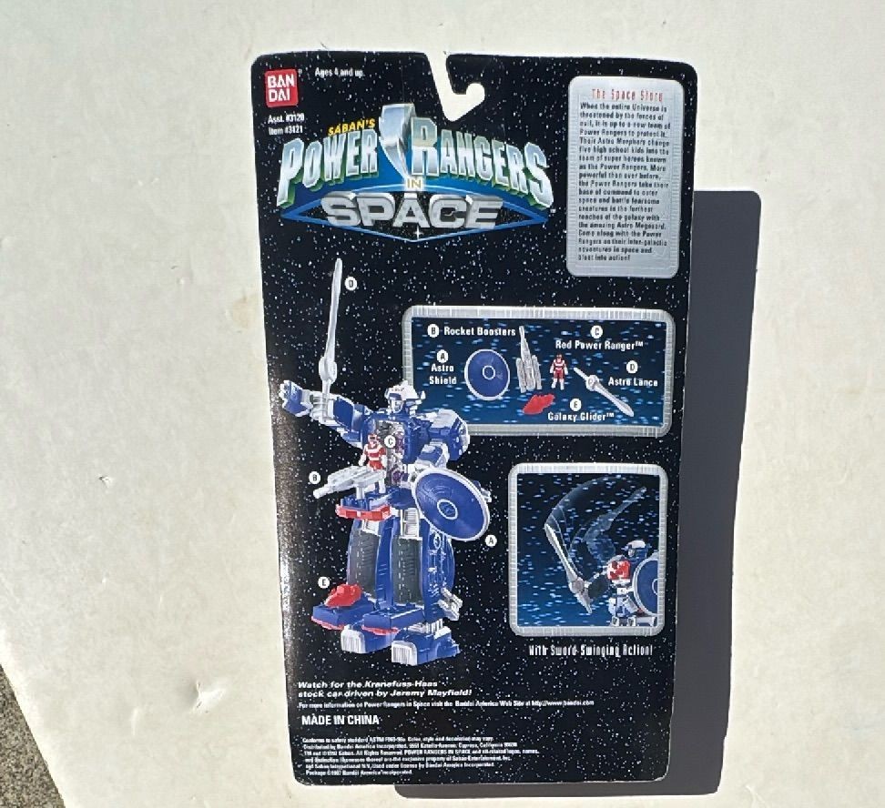 SEALED 1997 Power Rangers in Space Astro Megazord Action Figure