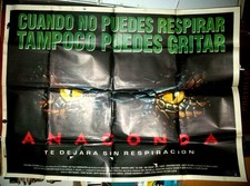 JON VOIGHT JENNIFER LOPEZ ! orig2SH movie poster 1997 ANACONDA ! HORROR