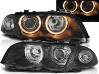 Angel Eyes Scheinwerfer Set FüR Bmw 3Er E46 Limousine 1998-09/2001 Schwarz