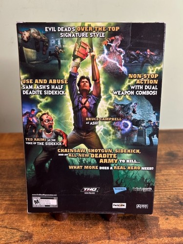 CAJA PEQUEÑA Evil Dead Regeneration sellada de fábrica PC clasificación M stock muerto ganar 98/XP - Imagen 2 de 8