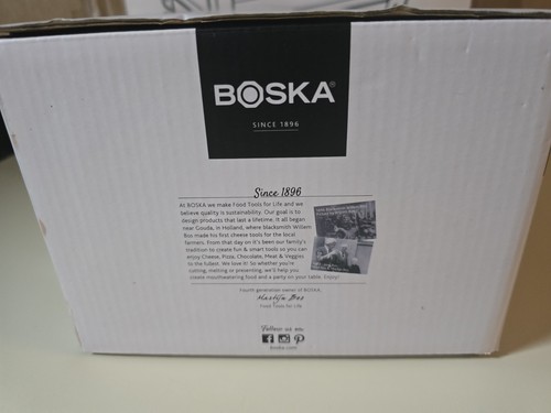 Boska Cheese Fondue Set Party Pro Cast Iron Black Pot 37.19 Fl Oz. New Open Box - Picture 4 of 8