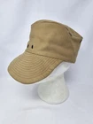 Genuine 1950s Khaki Drill KD Royal Air Force RAF Peaked Cap Size 7⅝ Frankenstein