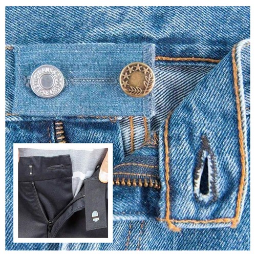 21 PCS Waistband Extenders, Button Extenders for Jeans, Waist Extenders for P... - Picture 6 of 7