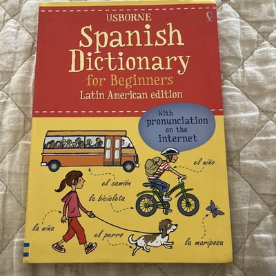 Usborne Spanish Dictionary For Beginners Latin American Edition Brand New