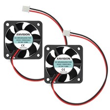 2-Pack DC 24V 40mm x 10mm Brushless Cooling Fan Dual Ball Bearing 2 Pin