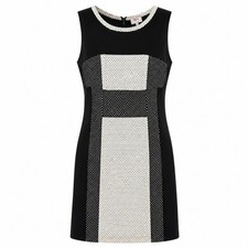 Anthropologie Yoana Baraschi Colorblock Shift Dress Women Size 6 Uptown Chic