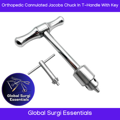 Orthopädisches kanuliertes T-Griff Jacobs Chuck - SS Veterinär...