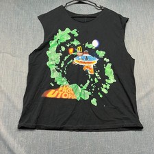 Travis Scott Cactus Jack x McDonald's Men's Tee Shirt Size L Black Utopia Muscle