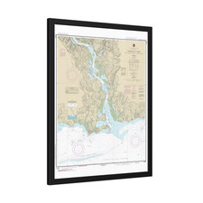 Connecticut River Entrance Nautical Chart Sai...