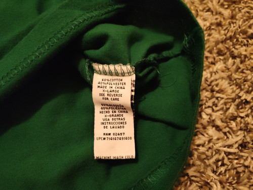 A Christmas Story T Shirt Mens XL Green Short Sleeve Crewneck Cotton Blend - Picture 5 of 7