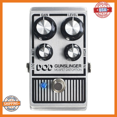 DOD Gunslinger MOSFET Distortion Guitar Pedal Digitech