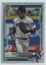 2021 Bowman Draft 1st Edition Sky Blue Foil Julio Rodriguez #BD-145 jc3