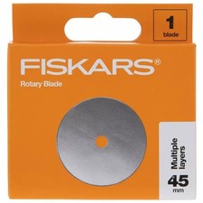Fiskars 45mm Replacement Rotary Blade 1 Pack Cuts Multiple Layers 195310