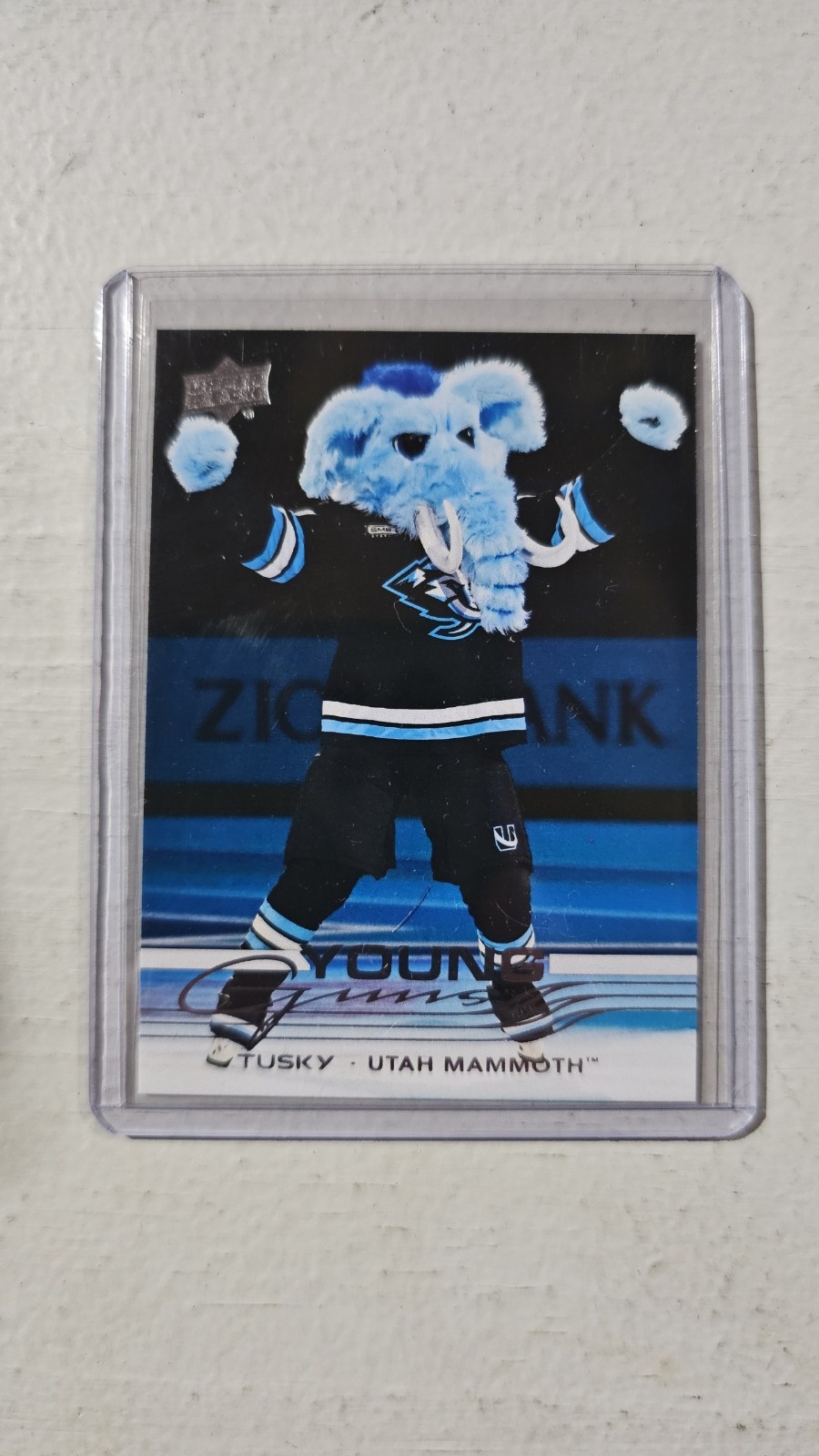 2025-26 Upper Deck Tusky Young Guns Utah Mammoth mascot #498 nhl 