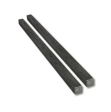 1/2" x x 12" Square Steel Key Stock (Bar), Undersized Cold-Drawn Steel... 