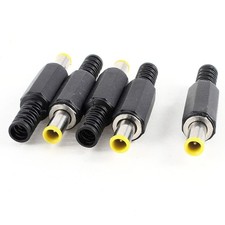5 x DC Power Connector 5mm x 1mm x 9mm Male Jack Connector Adapter