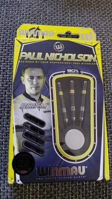  STEELDARTS - STEELARTS WINMAU DARTS ''PAUL NICHOLSON'' 22 gr. 90% Tungsten NEU ! 
