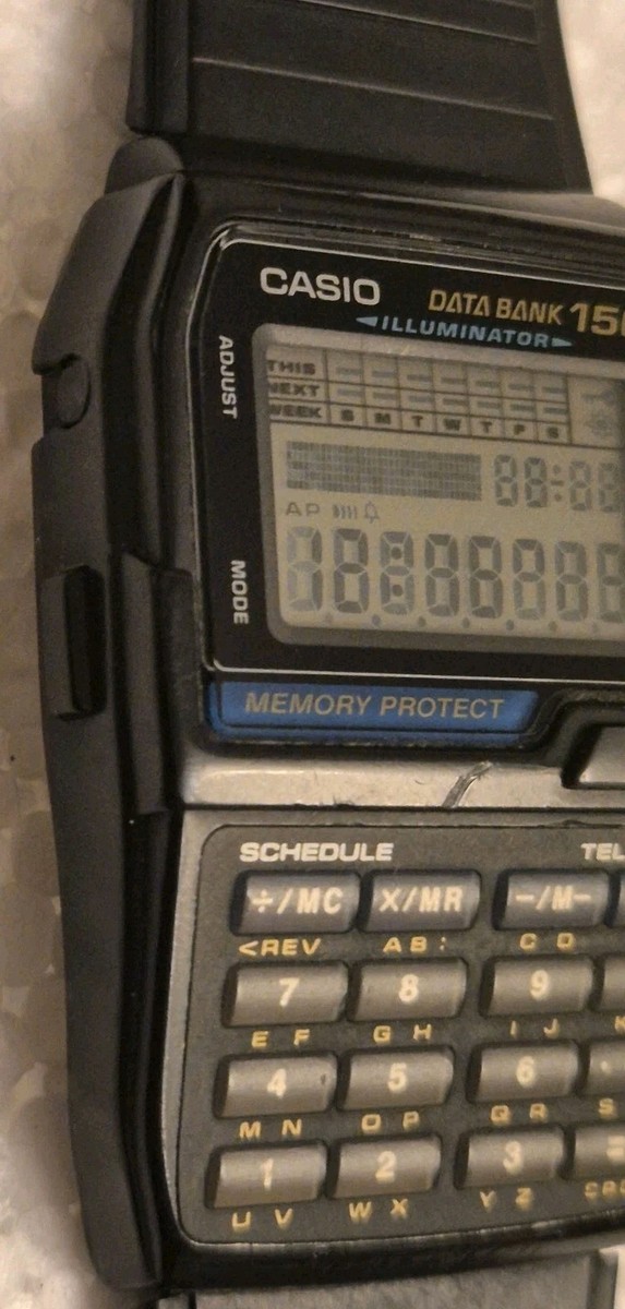Vintage Casio Data Bank 150 Calculator Watch DBC-150 | eBay