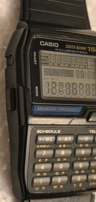 Vintage Casio Data Bank 150 Calculator Watch DBC-150 | eBay