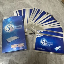 27/54 PCS 5D Teeth Whitening Strips Bleaching White Strips Dental Tooth Whitener