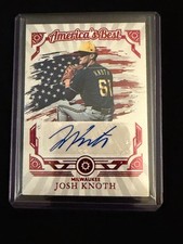 Josh Knoth 2025 Boys of Summer America's Best Auto Red #23/49 - Brewers