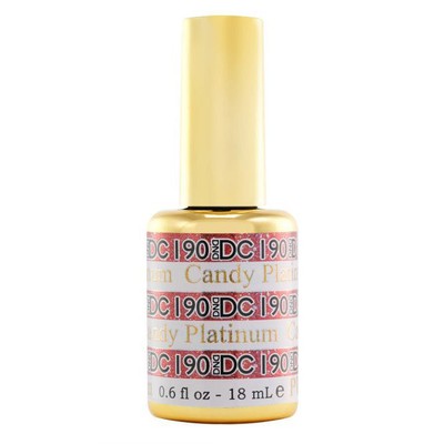 DND DC Platinum Glitter Gel Polish #190 - Candy