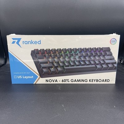 Ranked N60 Nova 60% Form Factor | Hot Swappable Mechanical Gaming Keyboard NEW