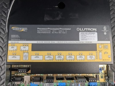 Lutron Homeworks 8 h8p5-mi-h48-120 Used Known Working