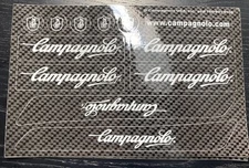Campagnolo Carbon Fiber Look Decal Sticker Full Sheet
