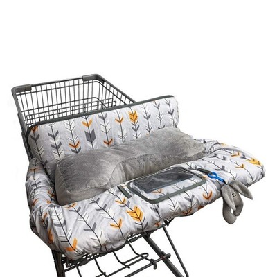 Keep Baby Safe and Comfortable - Shopping Cart Cover with Seat Positioner
