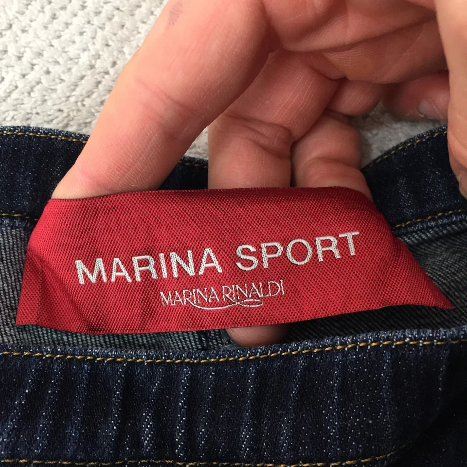 Marina Rinaldi sport женщин джинсовой ткани леггинсы джеггинсы размер 21 aus 16 синий 113035 - Изображение 4 из 4