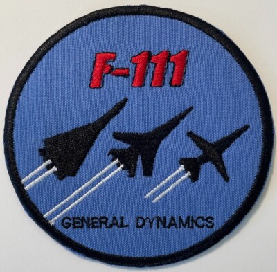 USAF General Dynamics F-111 AARDVARK Patch Hook & Iron-On Repro New A1301