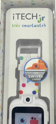 NIB-I TECH JR.-SMART WATCH-CAMERA/GAMES/TOUCHSCREEN/POLKA DOT DESIGN - Photo 3 sur 9