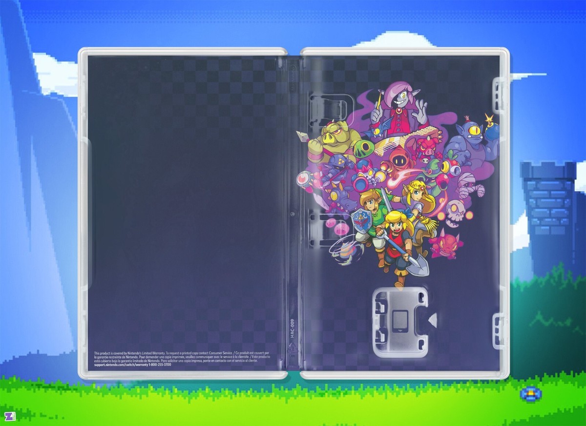 Cadence of Hyrule Zelda COVER ART: Replacement Insert / Case for
