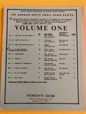 B Flat Rhythm, Elvin Jones, arr. Andrew White, Jazz Combo, Septet