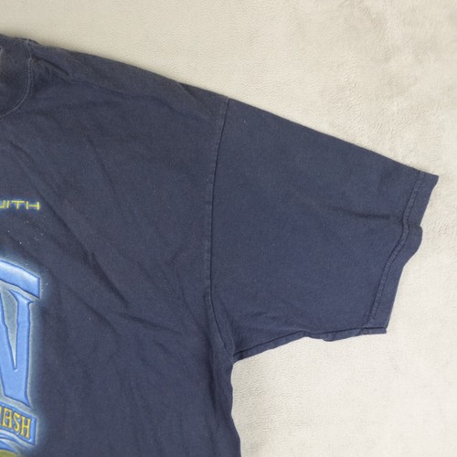 Vintage CSN Crosby Stills and Nash Shirt Men 2XL Blue Graphic Print 2003 Tour - Picture 3 of 13