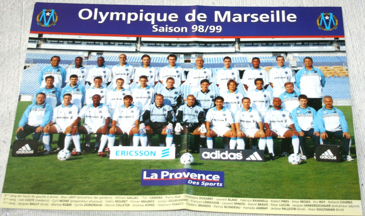 Carte Postale Vintage Florian Maurice – OM 1998-1999 – Très Bon état