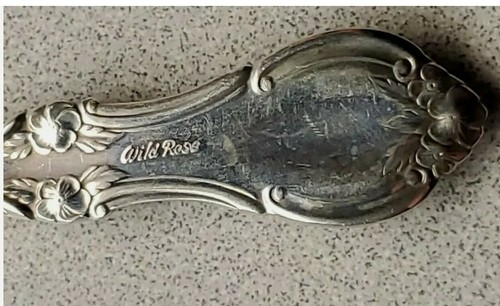International Sterling Silver "Wild Rose" 6" Salad Fork 36 g-No Monograms - Picture 7 of 8