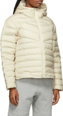 Nike REPEL Daunenfüllung wasserabweisende Windrunner CAPE JACKE Damen Größe S M L XL XXL