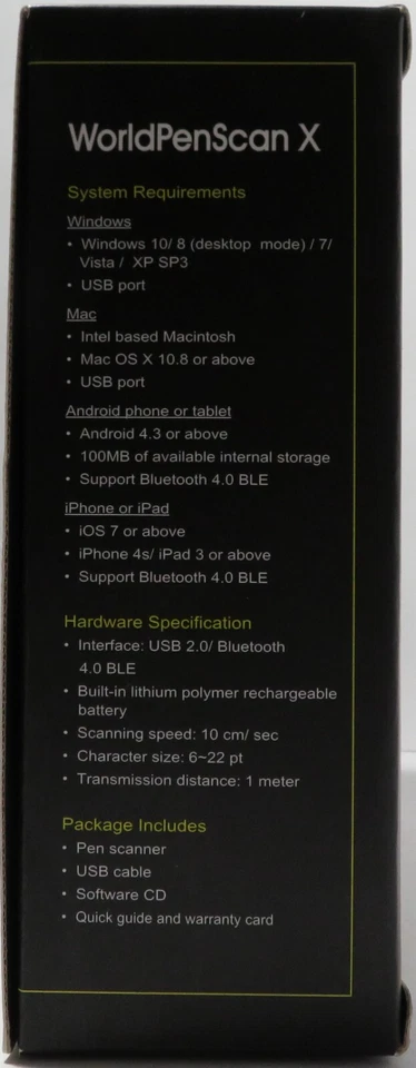 Worldpenscan X | Wireless Pen Scanner Pen and Translator | Digital Highlighter - Image 4 of 4