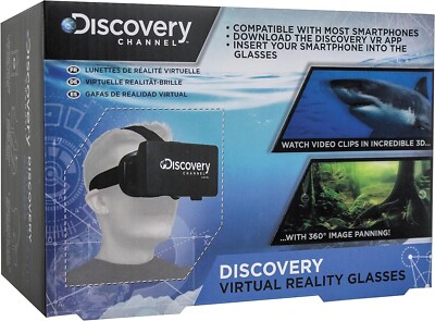 Paladone Discovery Channel Virtual Reality Glasses Unused in Box 