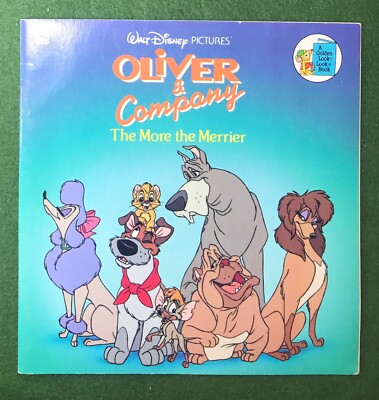 Walt Disney OLIVER & COMPANY The More the Merrier 1988 Golden