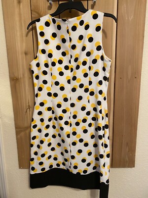 yellow and black polka dot dress Ibtom Castle Women Vintage Polka Dots Spaghetti Strap Dress 1950s Rockabilly Cocktail Tea Party Homecoming Swing Dresses 2XL Yellow, Women's