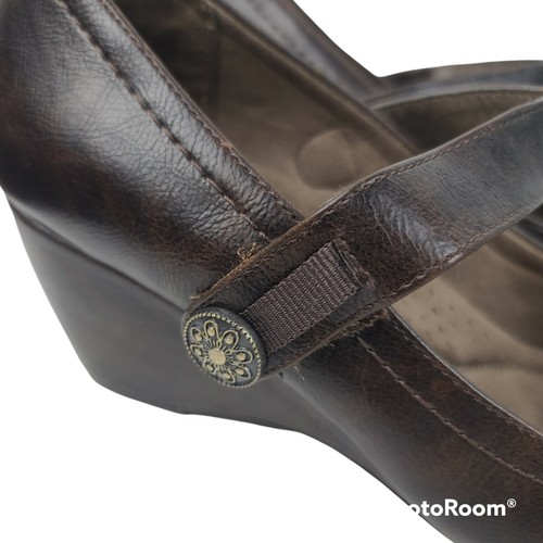 Nuevo sin caja Tacones de cuña Mary Jane Natural Soul Naturalizer Marrón Ellsworth para mujer - Imagen 10 de 11