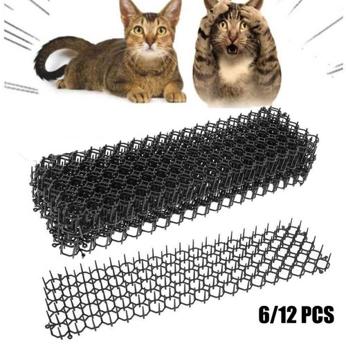 6/12 Cat Scat Mat Spike AntiCat Prickle Strip Deterrent Garden Repellent Animal eBay