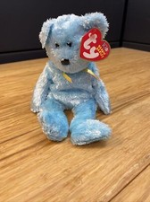 Ty Beanie Babies Sherbert the Bear Plush 2003 10th AnniversaryKG JD