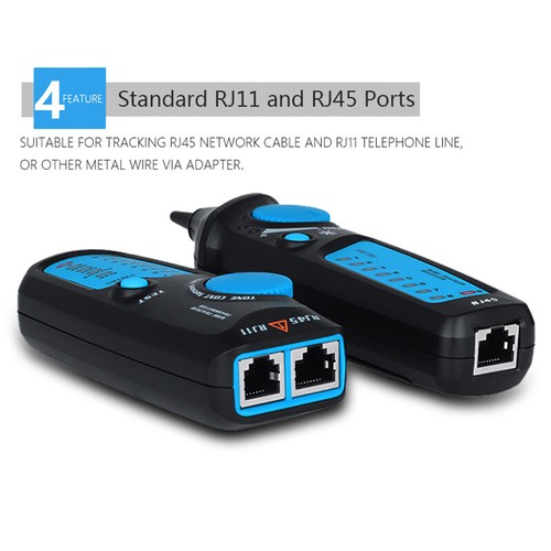 Probador de cables de red rastreador BSIDE FWT81 RJ45 RJ11 cable Ethernet LAN detector XY - Imagen 8 de 12