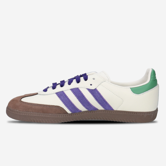 Adidas Women's Samba OG Shoes 'White/Purple' - ID8349